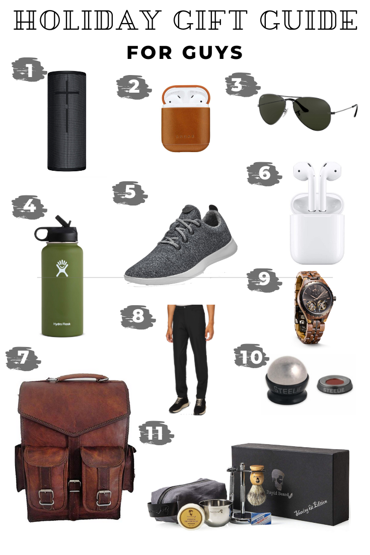 Gift Guide For The Guys In Your Life - Whitney Irene