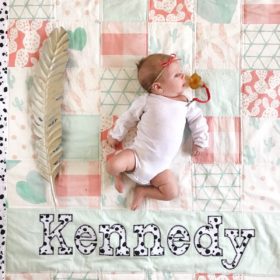 Creative Monthly Milestone Baby Photo Ideas