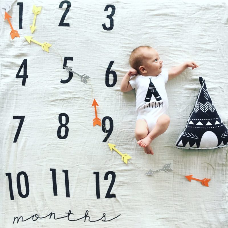 Monthly Baby Photo Ideas - Baby Chick