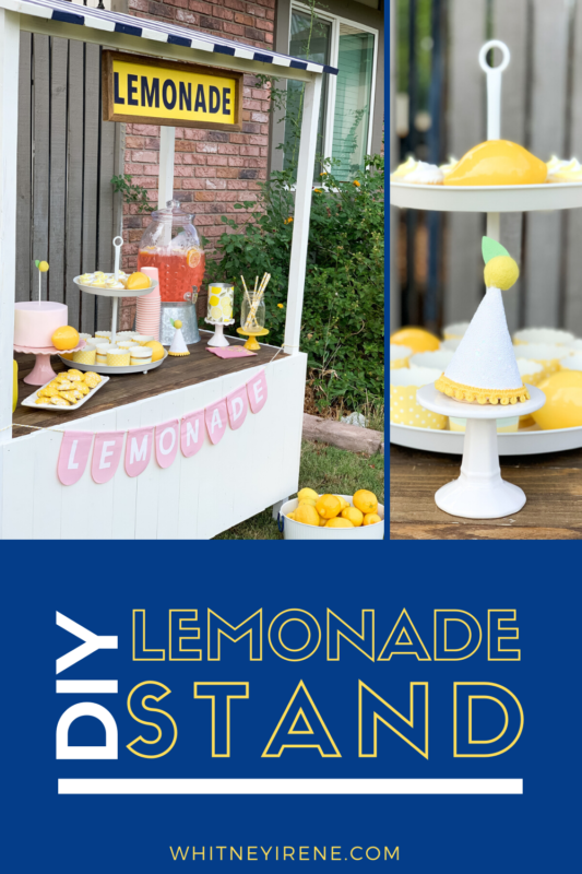 If you’re looking to build a DIY Lemonade Stand here is some great inspiration for you! Your kids will love having a little lemonade stand of their own and you’ll love styling darling photoshoots with this multi-use stand! 