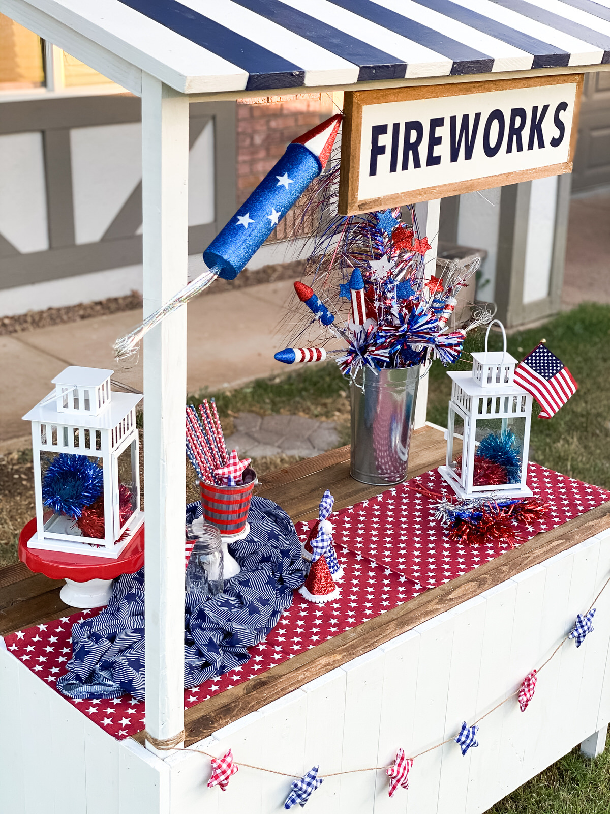 Fireworks Stand Photoshoot - Whitney Irene