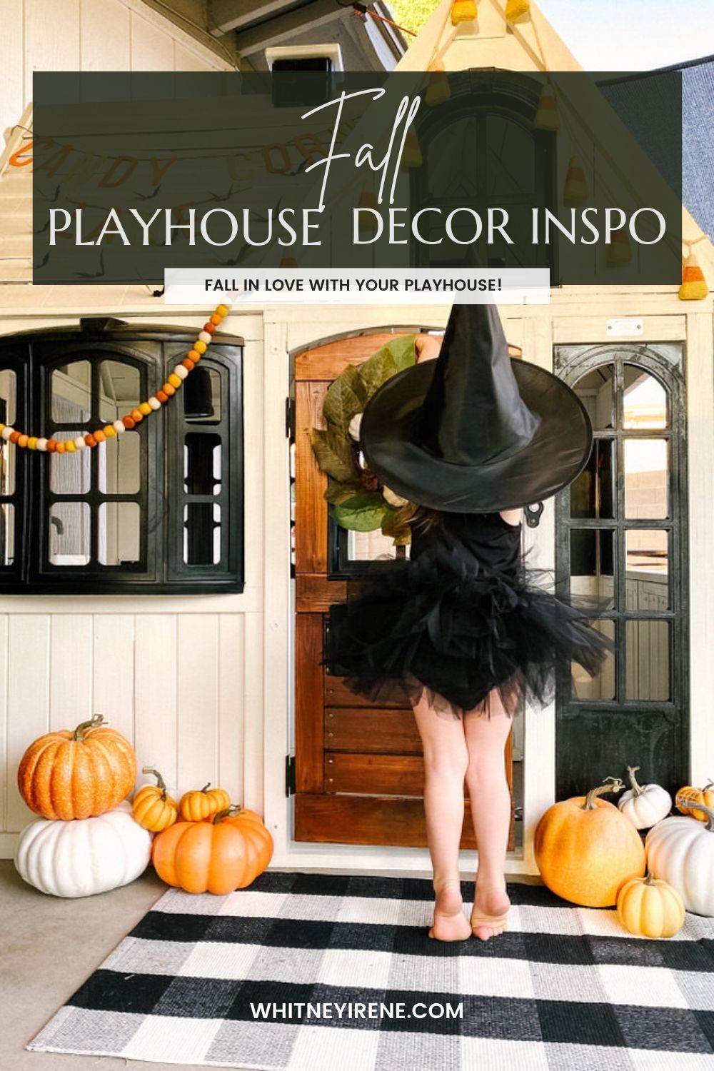 Fall Playhouse Decor Inspiration - Whitney Irene - Playhouse Inspired Decor